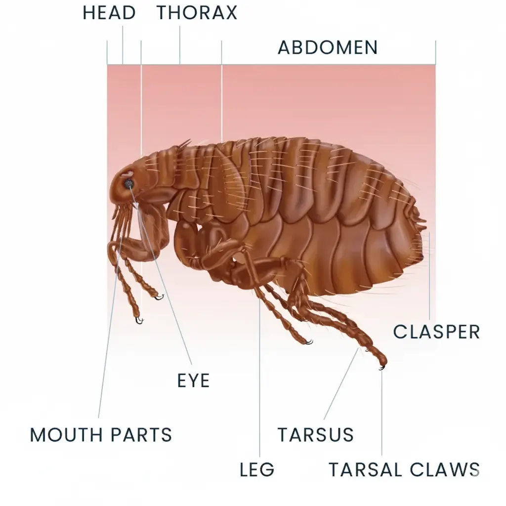 Flea Identification Guide by Insect Killer Pest Management Pakistan